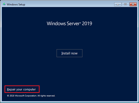 コンピューターを修復する