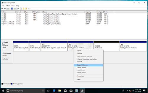 Dの領域を増やす