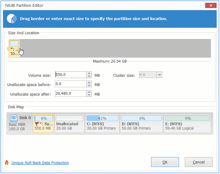 システム予約を拡張