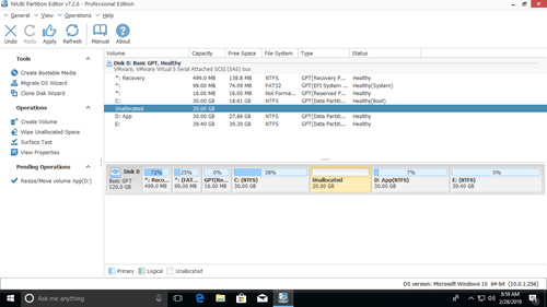 Dを右方向に縮小
