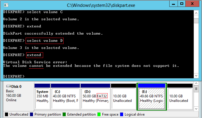 拡張できません
