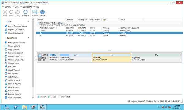 NIUBI Partition Editor Server