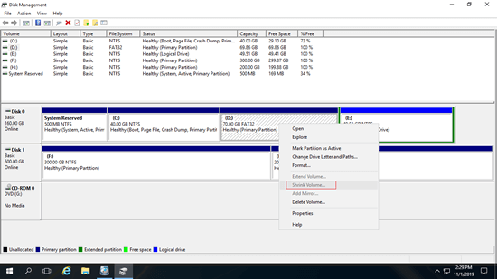 Kann D nicht verkleinern